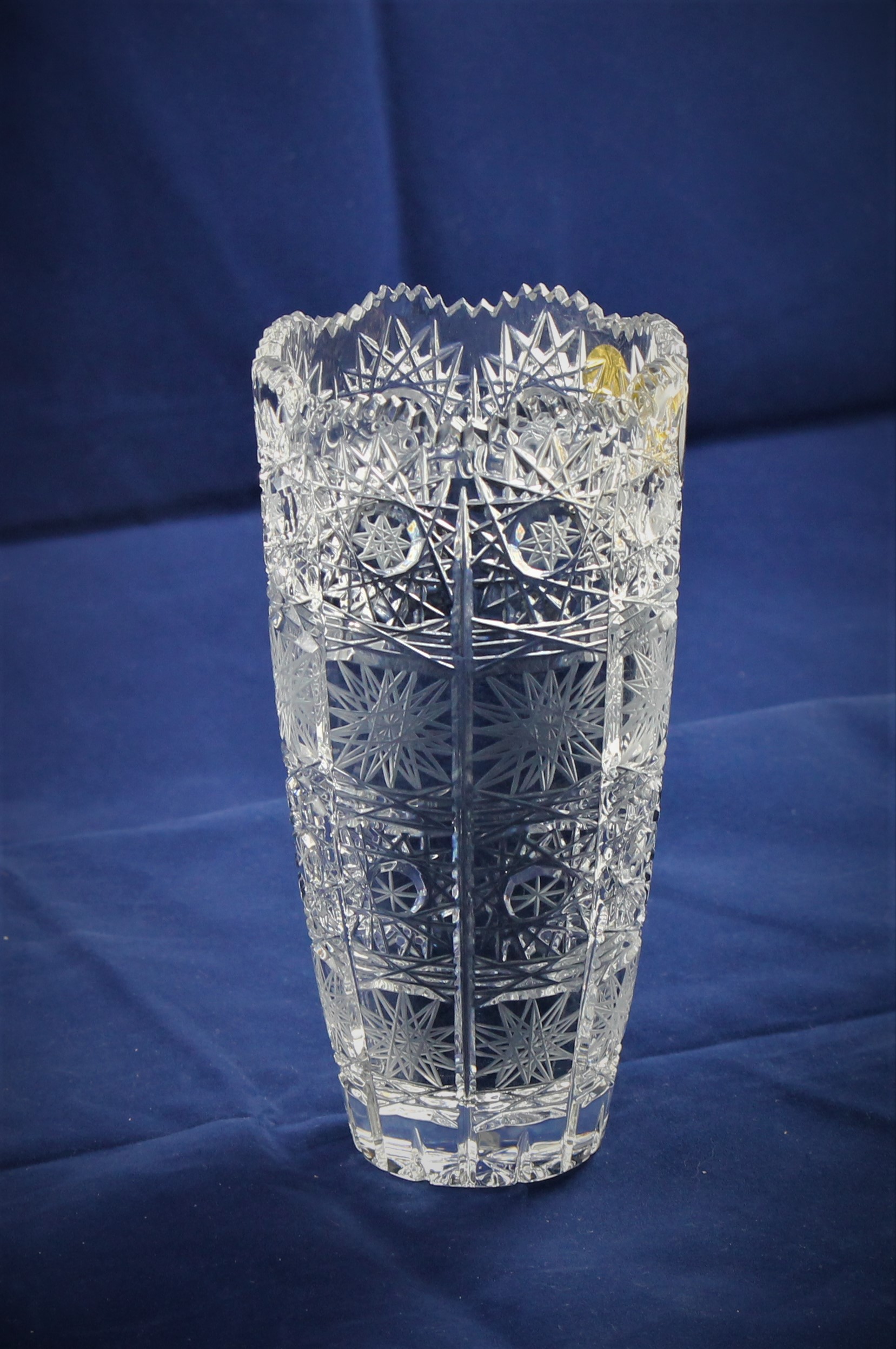 Kristall Vase, 205mm hoch, klein, Kübel